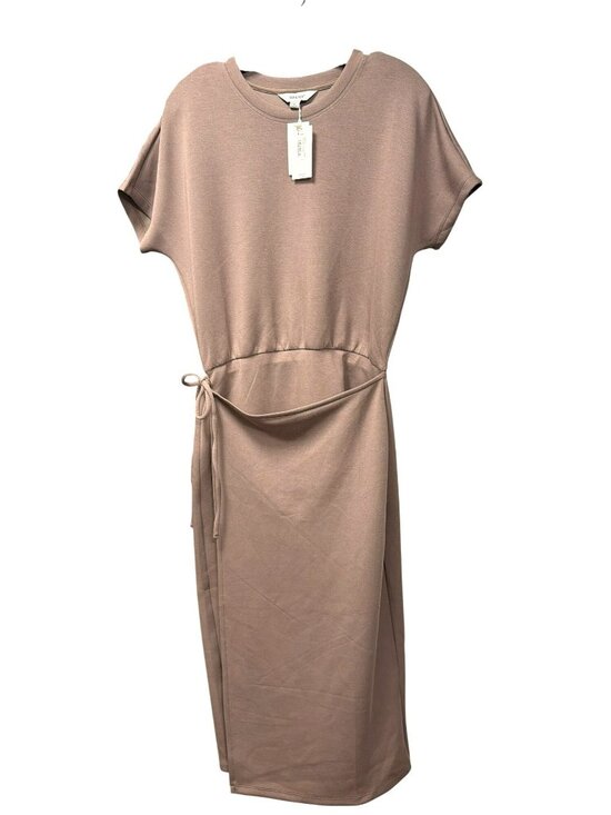 Spanx Air Essentials Wrap Tie Midi Dress Size Medium New - Picture 5 of 8